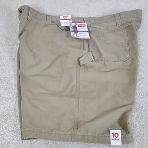 Wrangler Men's Tan Carpenter Shorts Size 48 NWTGS  10" Inseam
